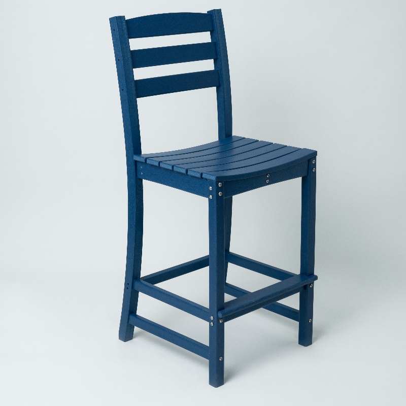 Vysoká židle Adirondack s modrou barvou