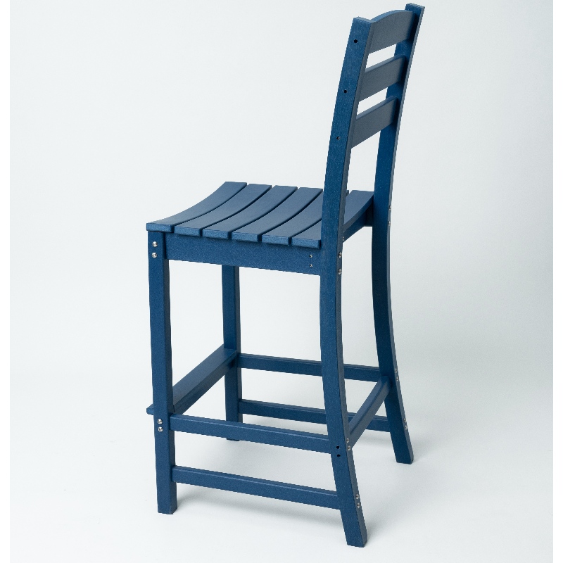 Patio Bar Stool Chair s vysokým zády pro dvůr
